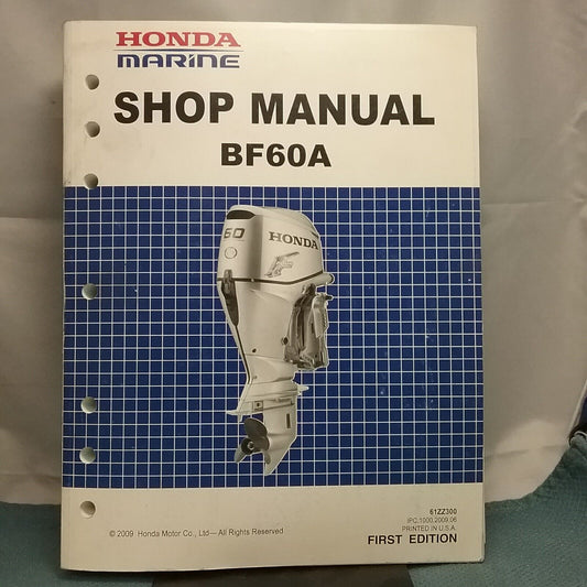 HONDA MARINE BF60A SHOP MANUAL FIRST EDITION