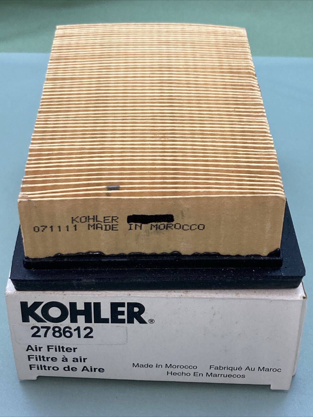 NEW GENUINE KOHLER 278612 AIR CLEANER, ELEMENT