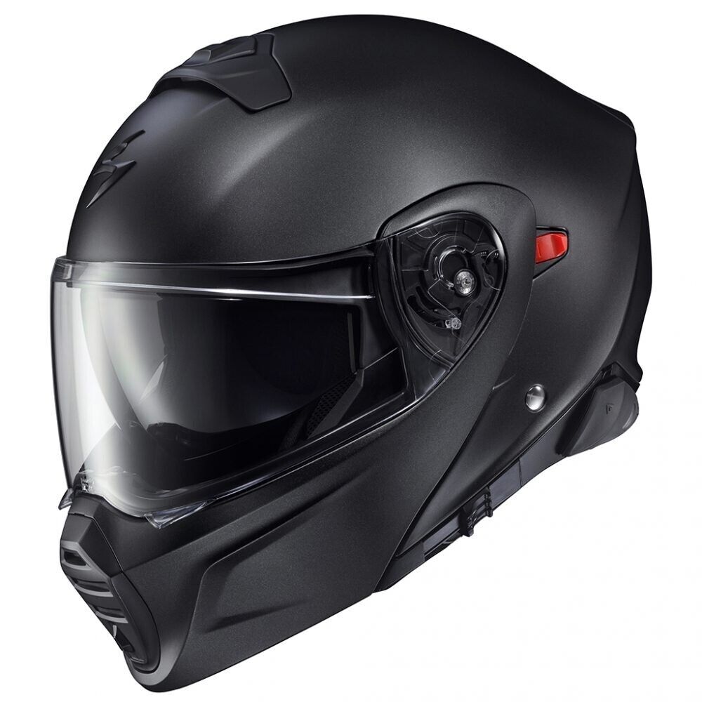 NEW SCORPION EXO 75-20282X EXO-GT930 EXO-Com Modular Helmet Matte Black XXL