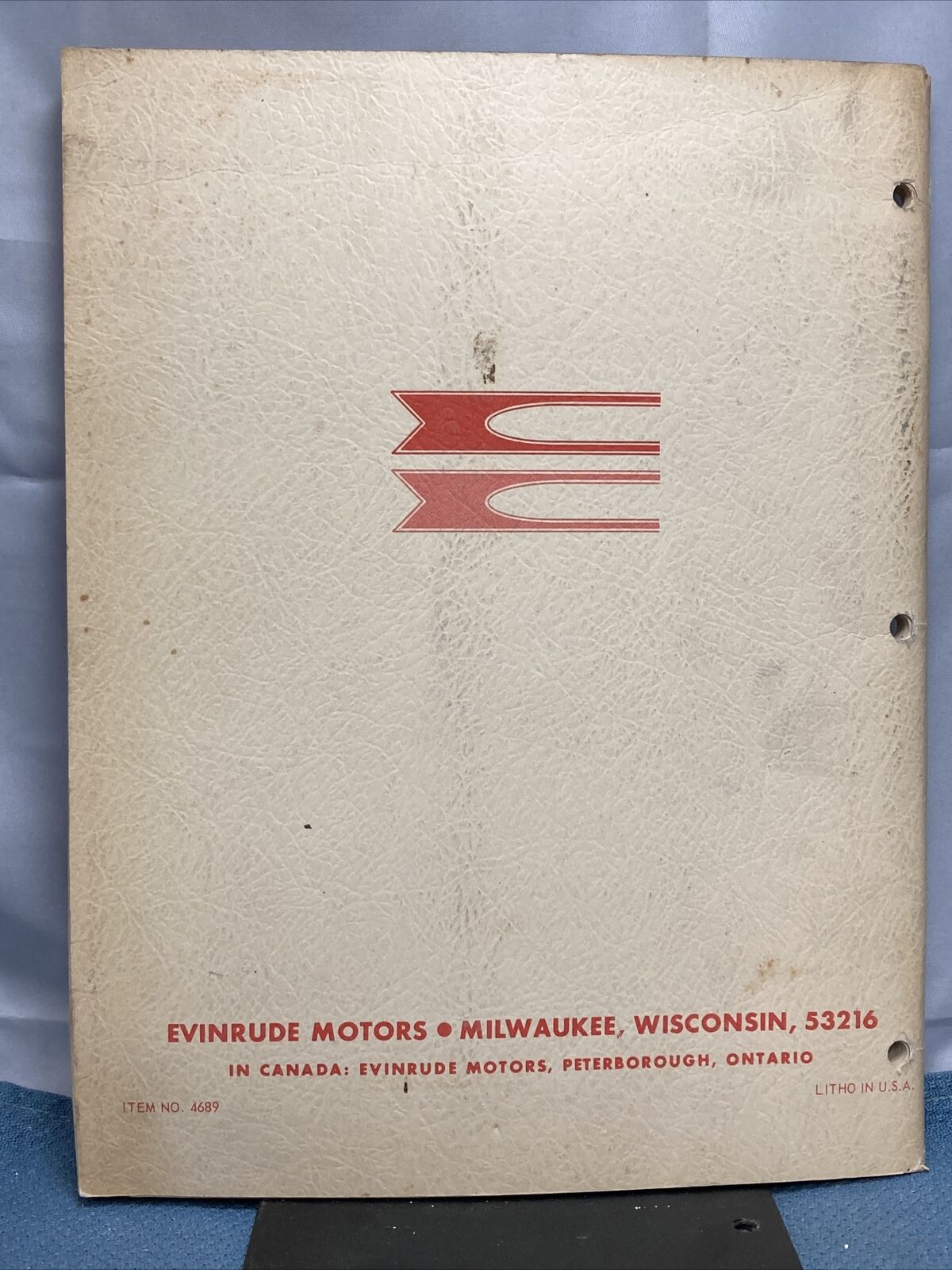 EVINRUDE 4689 SERVICE MANUAL 1970 TRIUMPH 60HP MODELS 60072 AND 60073