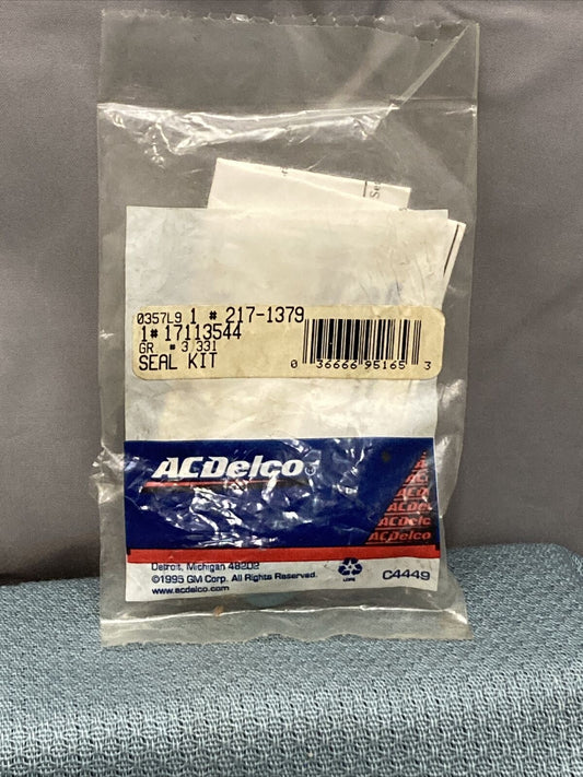 NEW ACDELCO 217-1379 SEAL KIT, FUEL INJECTOR GM 17113544 GR 3.331