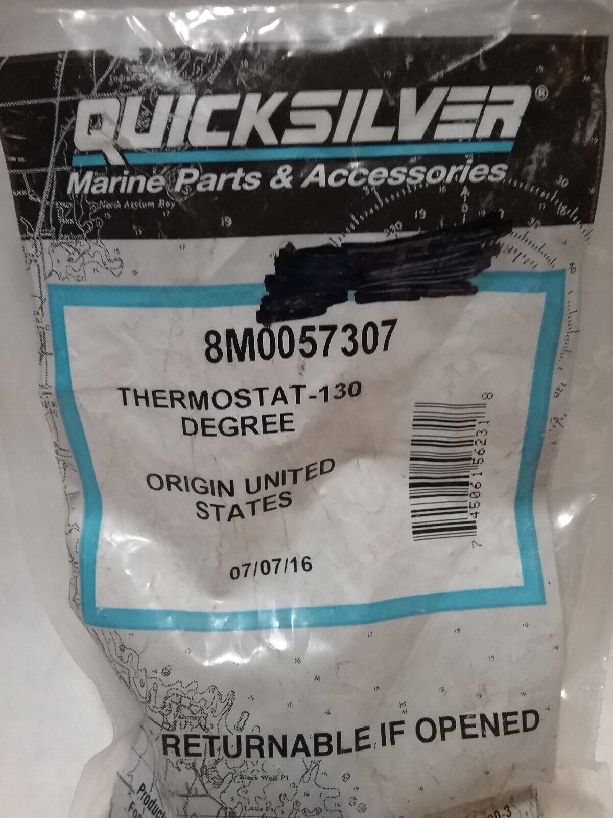 NEW QUICKSILVER 8M0057307 THERMOSTAT MERCURY OUTBOARD 175 200HP