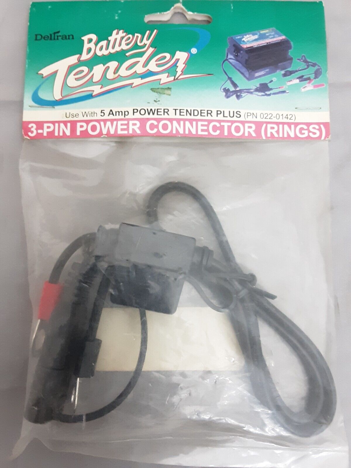 NEW DELTRAN 081-0142-2 Black Fused Ring Terminal Harness with 3-Pin Quick Discon