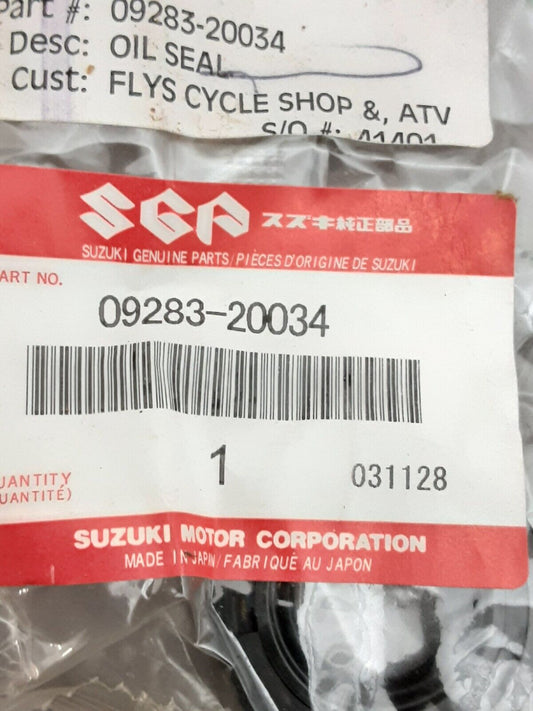 NEW GENUINE SUZUKI 09283-20034 OIL SEAL, LH A100 AS100 AC100 AS50 AC50 F50 T125