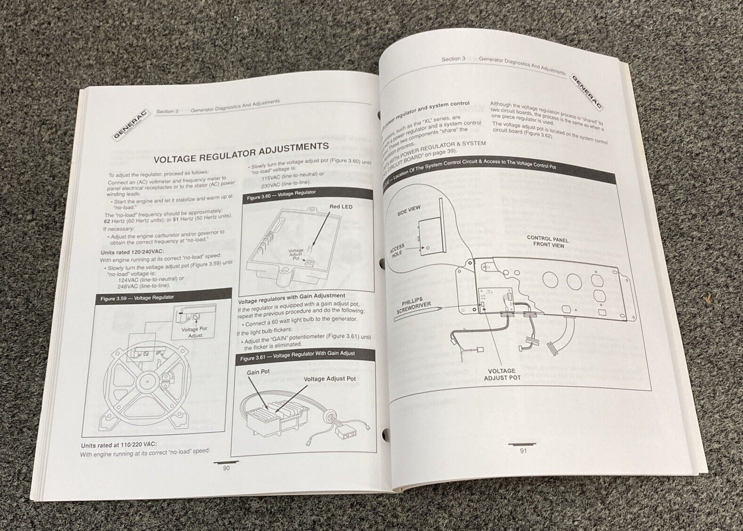 GENERAC 86262 PORTABLE GENERATORS FAMILIARIZATION & TROUBLESHOOTING GUIDE