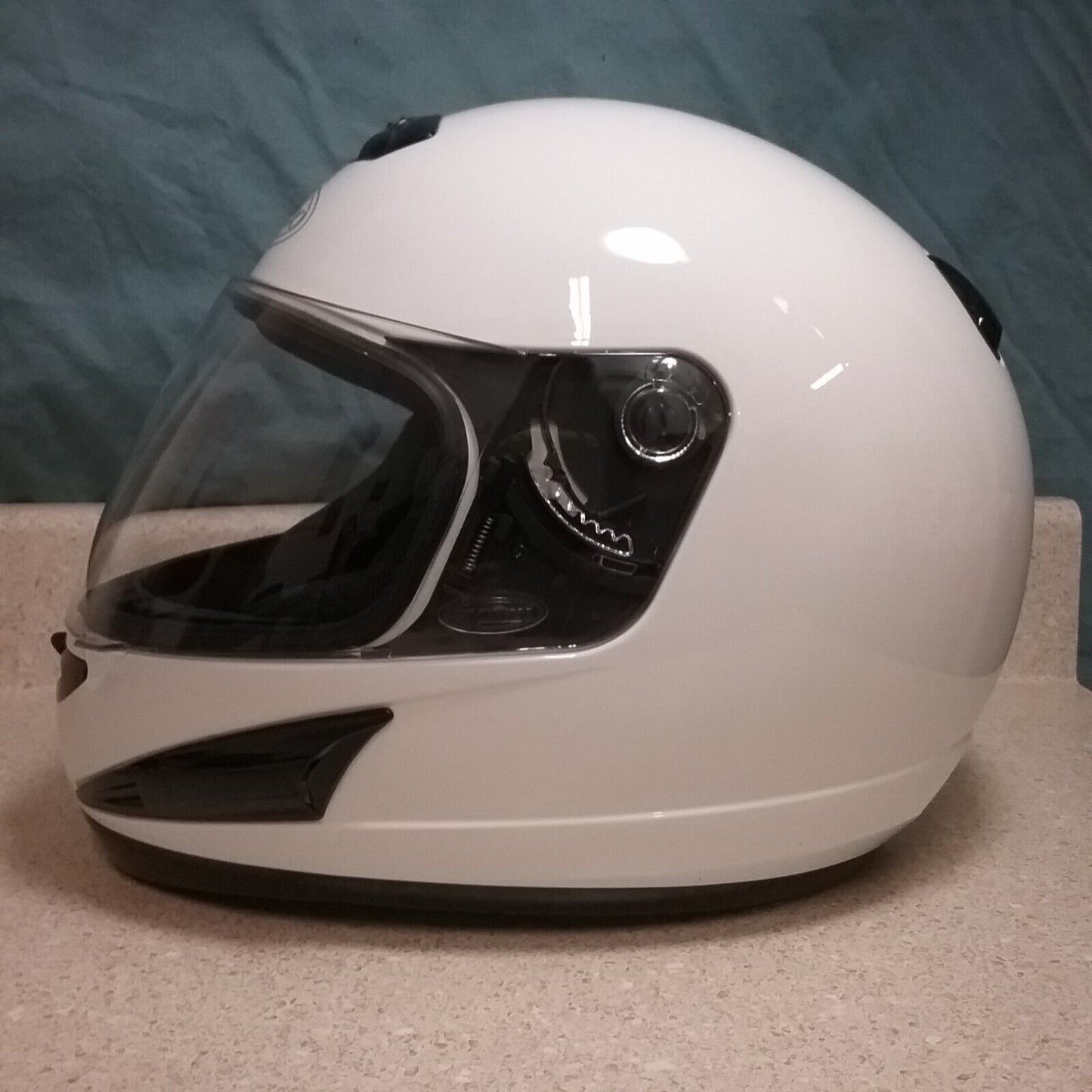 GMAX GM38S FULL FACE SOLID SNOWMOBILE HELMET - GLOSS WHITE - XXL