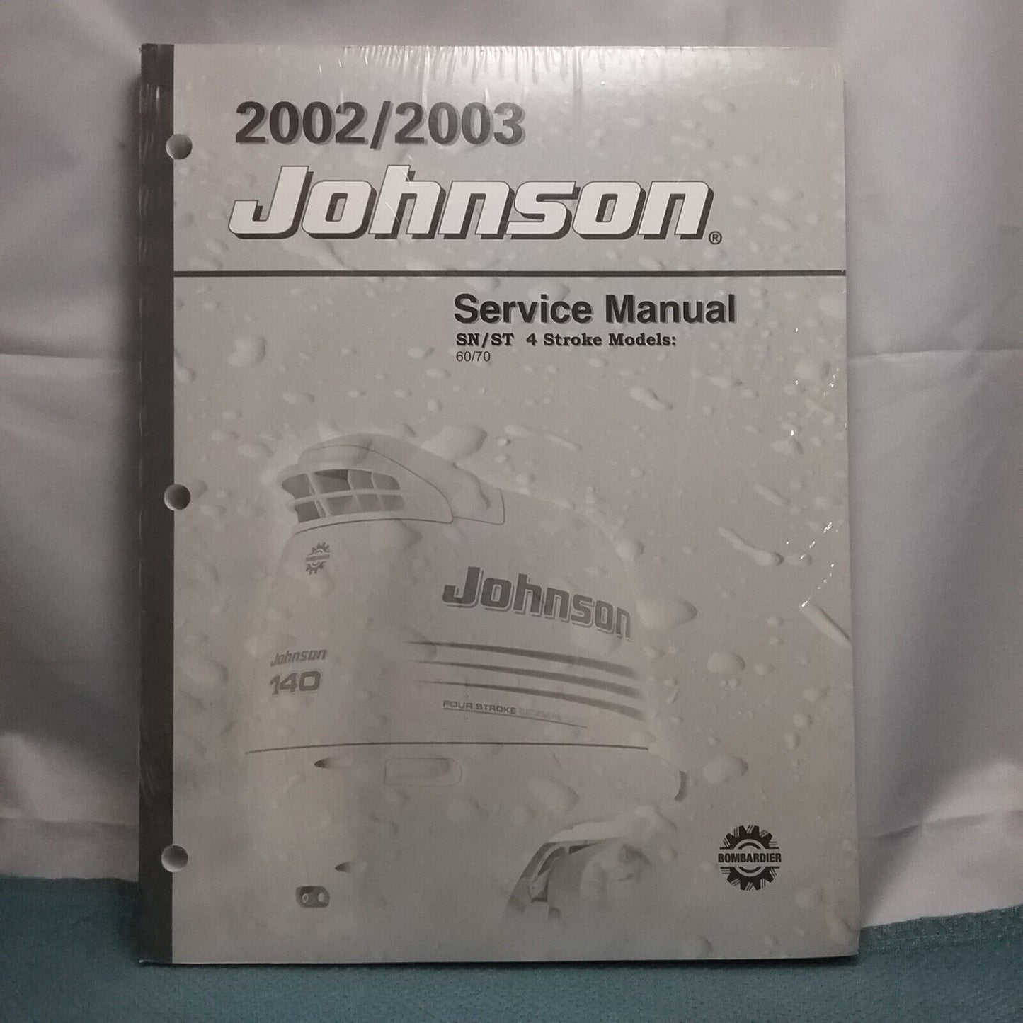 NEW JOHNSON 5005500 SERVICE MANUAL SN/ST 4 STROKE MODELS: 60/70 2002-2003