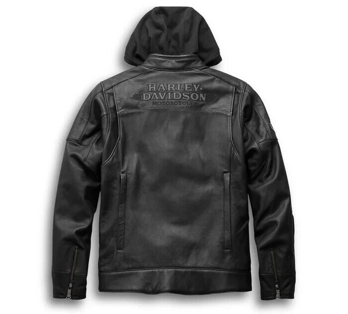 NEW GENUINE HARLEY DAVIDSON 98045-19VM 2XL Men's Swingarm 3-in-1 Leather Jacket