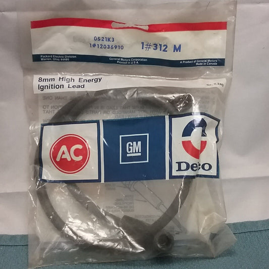 NEW ACDELCO 312M 8MM HIGH ENERGY IGNITION LEAD GM 12036910