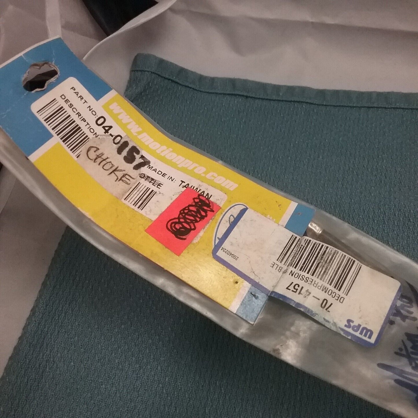 NEW MOTION PRO 04-0157 CHOKE CABLE