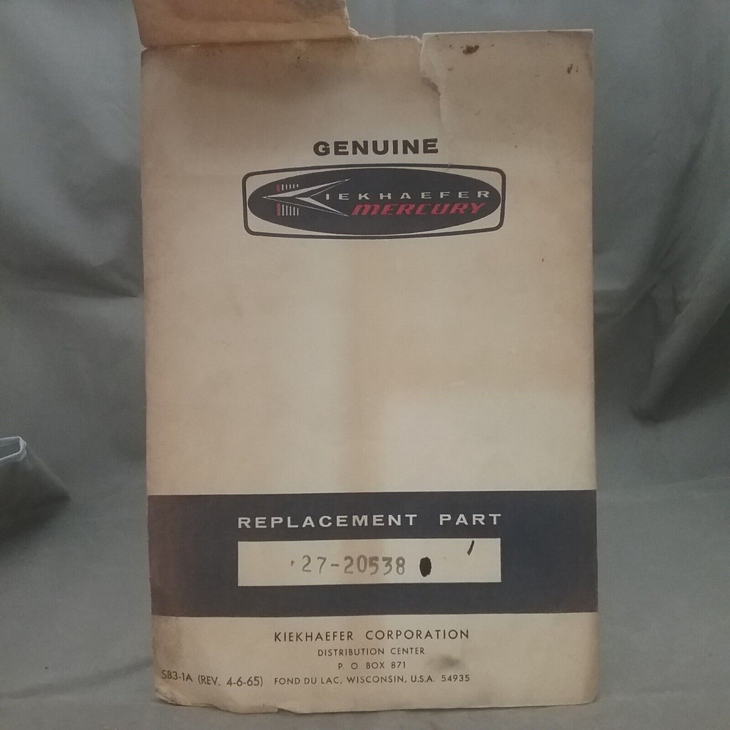 NEW GENUINE MERCURY 27-20538 GASKET MERCURY MARK 10 10A 15A 28 28A
