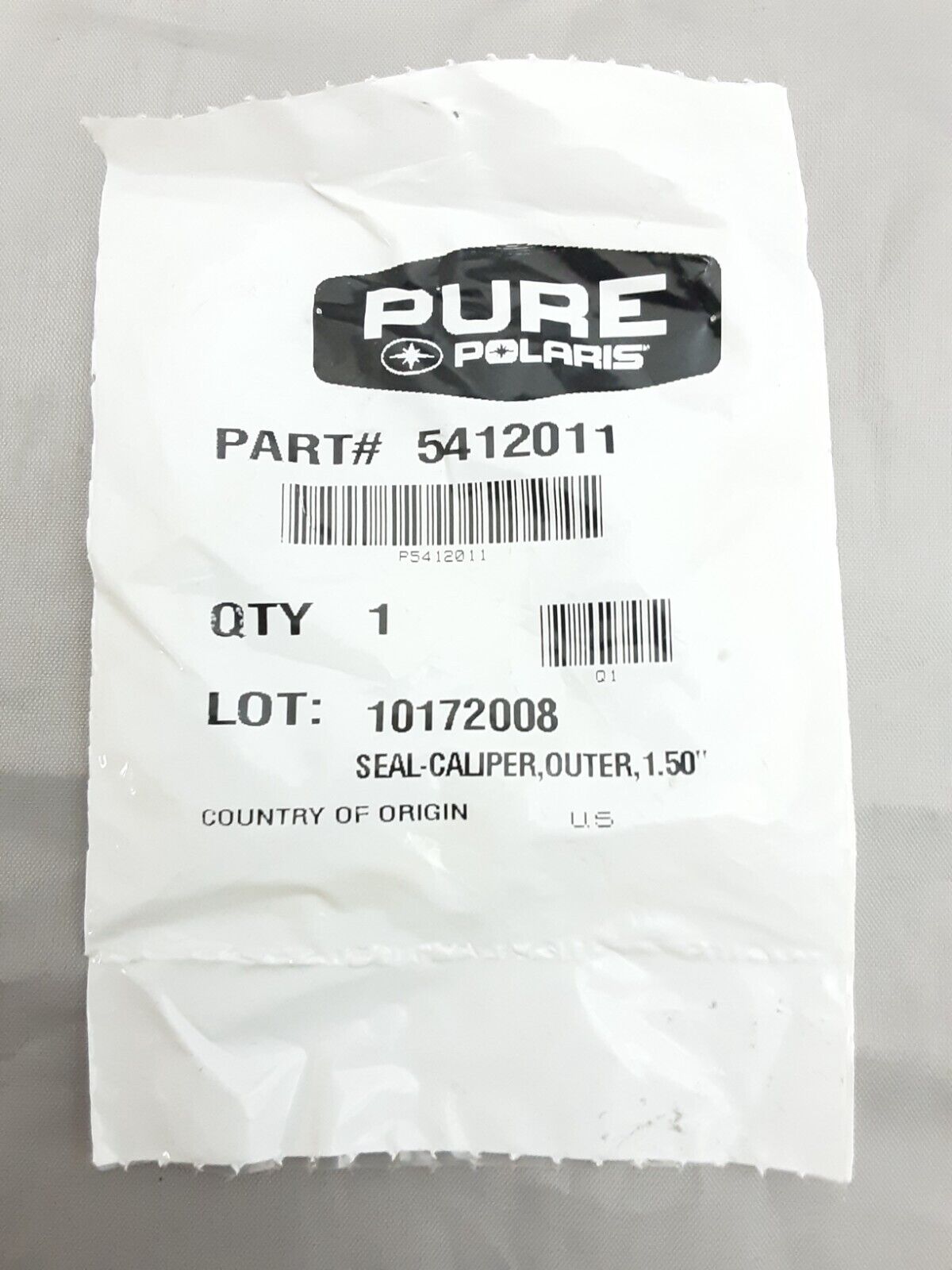 NEW GENUINE POLARIS 5412011 SEAL, CALIPER, OUTER RANGER A10 2000-2020