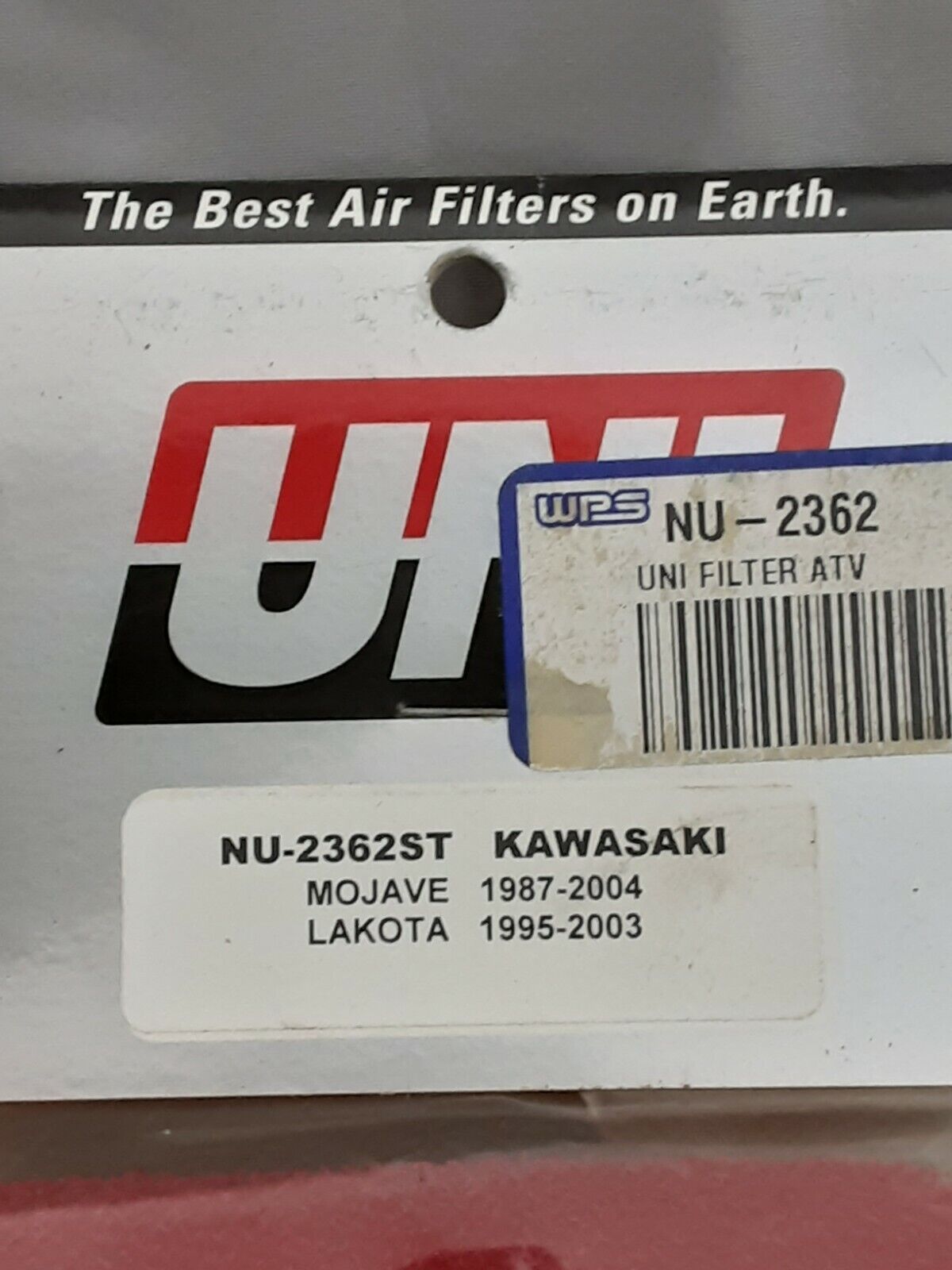 NEW UNI TWO STAGE COMPETITION FILTER NU-2362ST KAWASAKI MOJAVE LAKOTA