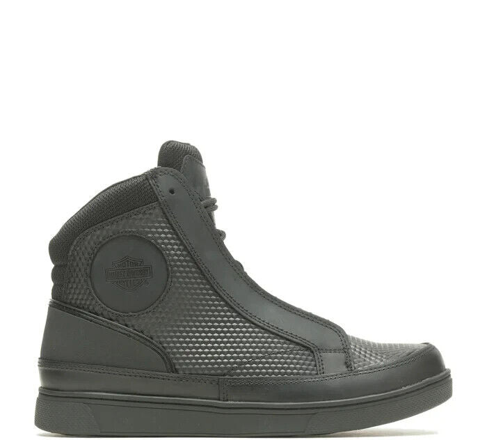 NEW GENUINE HARLEY DAVIDSON D96262 SIZE 10 BLACK Vardon Carbon Riding Sneaker
