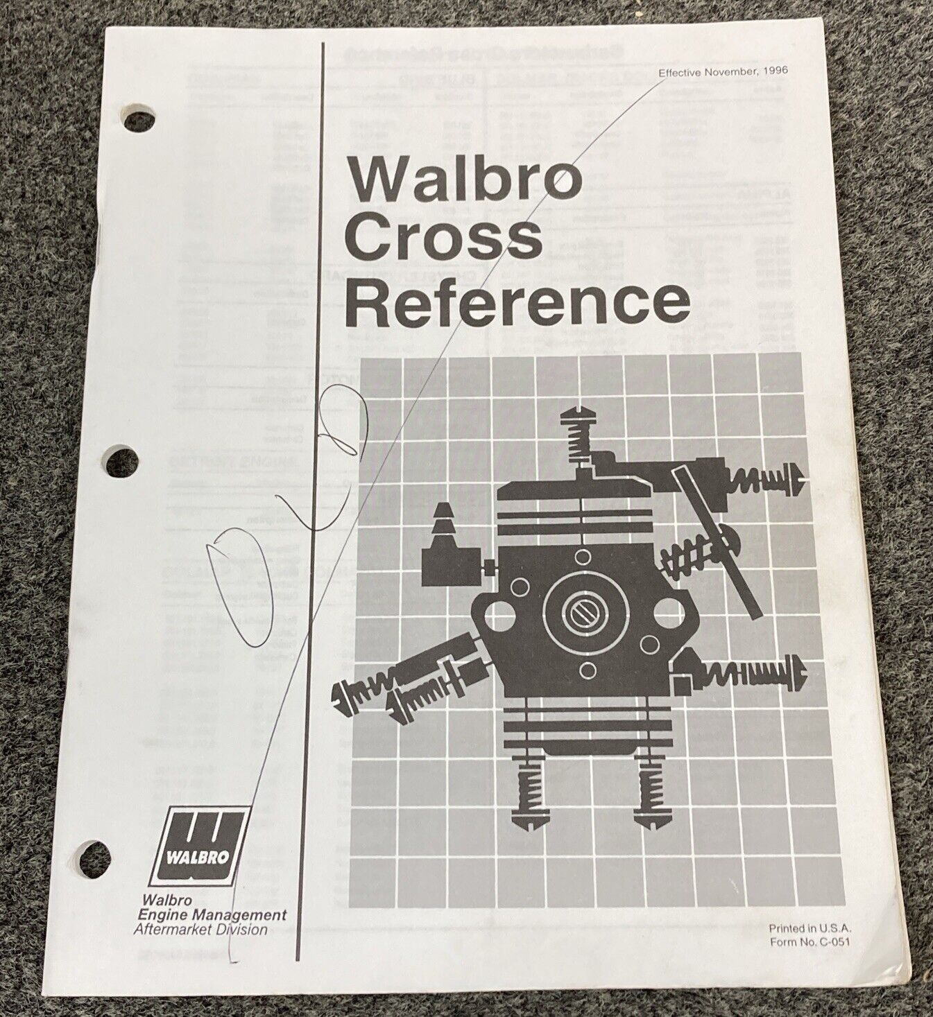 WALBRO CORPORATION ASSORTED MANUALS/SPECS 1994-2003