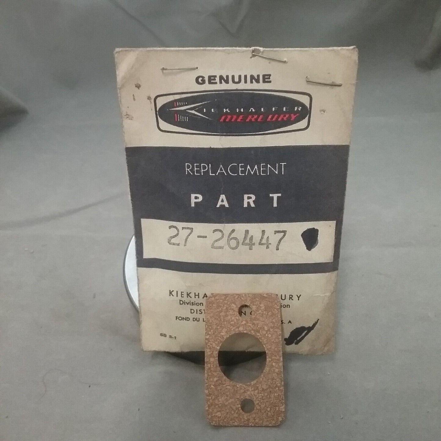 QTY3 NEW GENUINE MERCURY 27-26447 GASKET MERCURY 20 200HP TO DISTRIBUTOR CAP