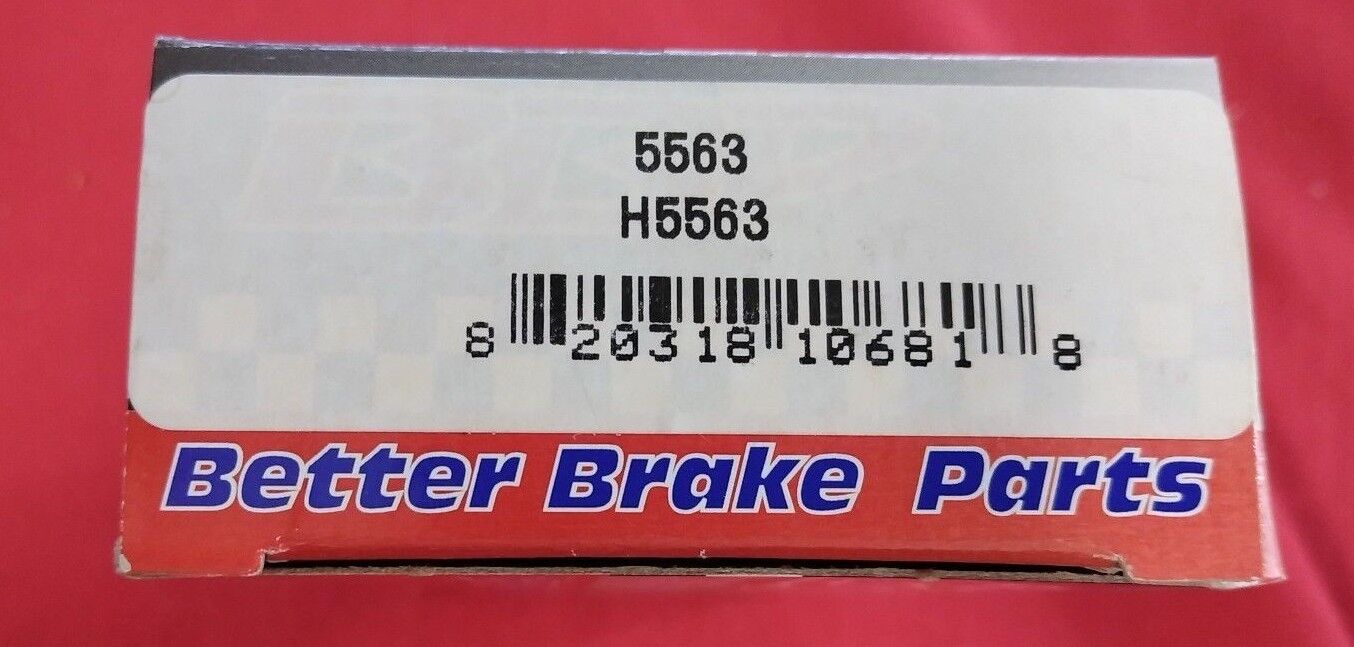 NEW BETTER BRAKE PARTS Brake Completion Kit H5563 / 5563