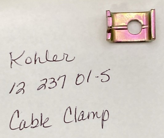 NEW REPLACES KOHLER 12 237 01-S CABLE CLAMP