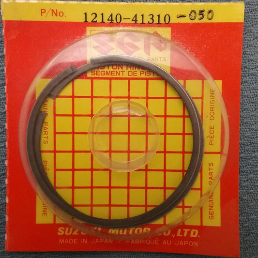 NEW GENUINE SUZUKI 12140-41310-050, RING SET, PISTON, 1975-1980