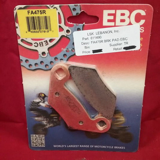NEW EBC FA475R OFF-ROAD BRAKE PADS POLARIS SPORTSMAN