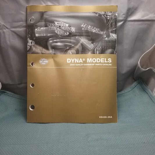 GENUINE HARLEY-DAVIDSON 99439-09A 2009 PARTS CATALOG - DYNA MODELS