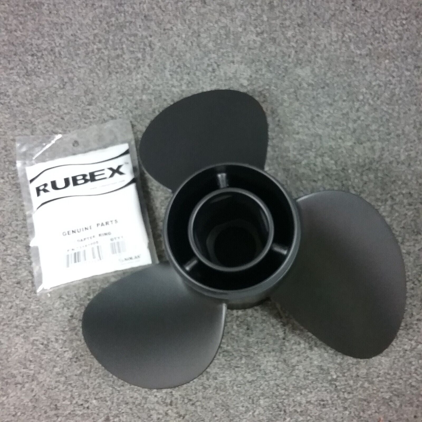 NEW SOLAS 9411-132-19 RUBEX ALUMINUM HUB PROPELLER, HUB KIT NOT INCLUD ...