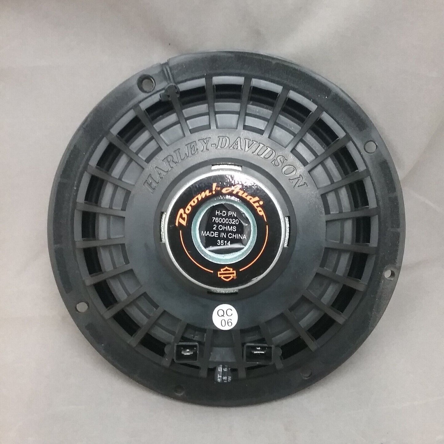 HARLEY DAVIDSON 76000320 SPEAKER BOOM AUDIO SAGE 2 6.5 INCH SPEAKER