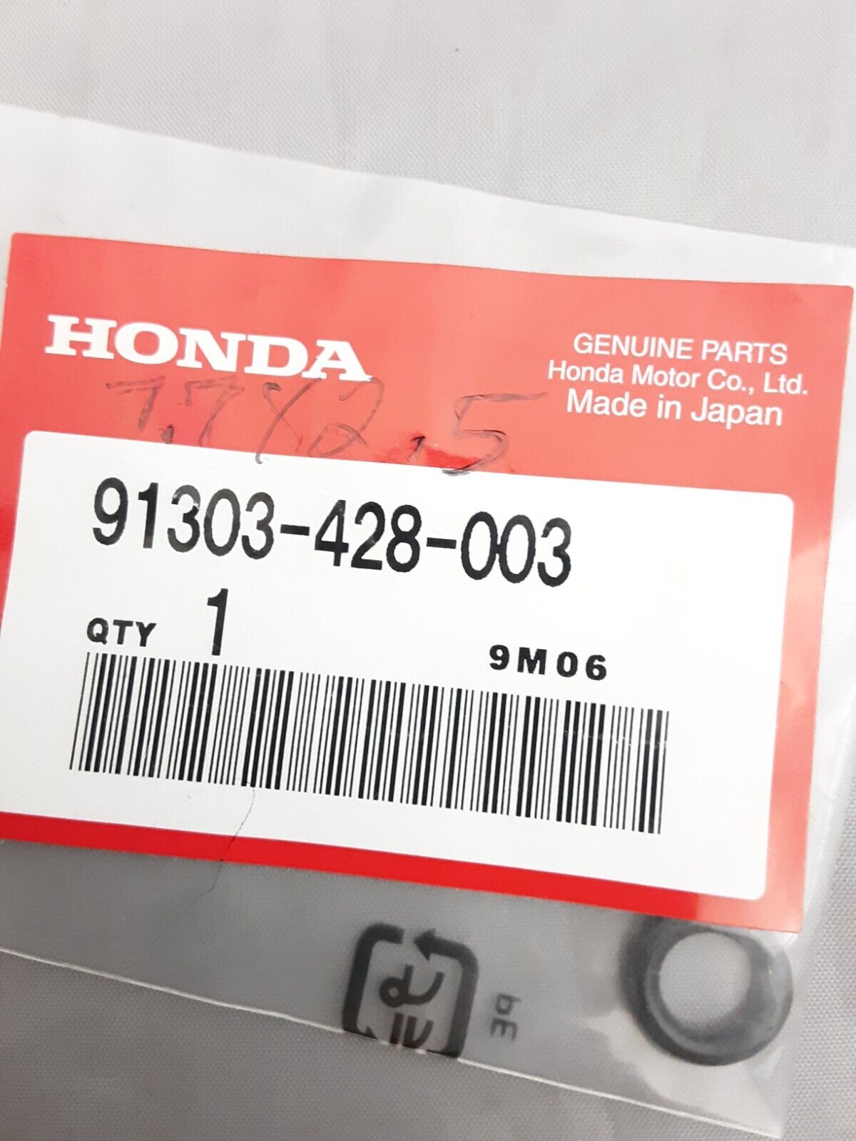 NEW GENUINE HONDA 91303-428-003 O-RING (7.7X2.5) XL250 XL500 ASCOT FT500 1979-17