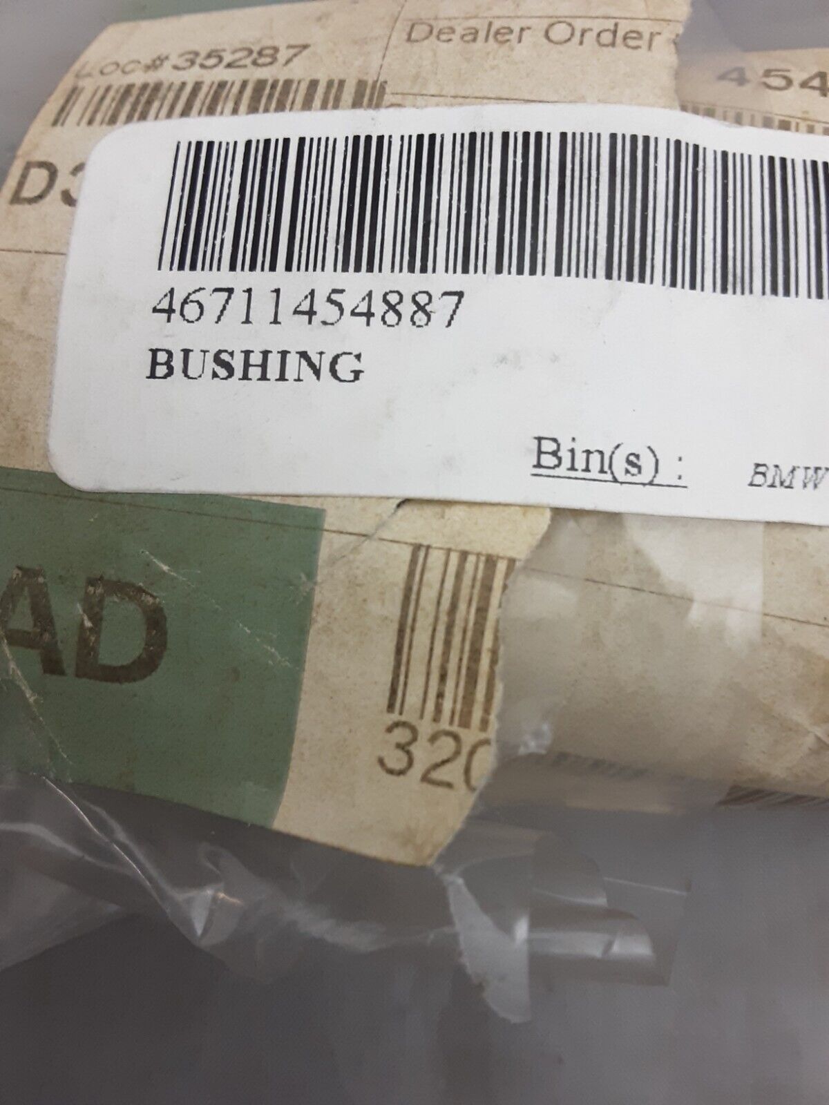 NEW GENUINE BMW 46711454887 FOOTREST BUSHING R80GS K100 1980-1997