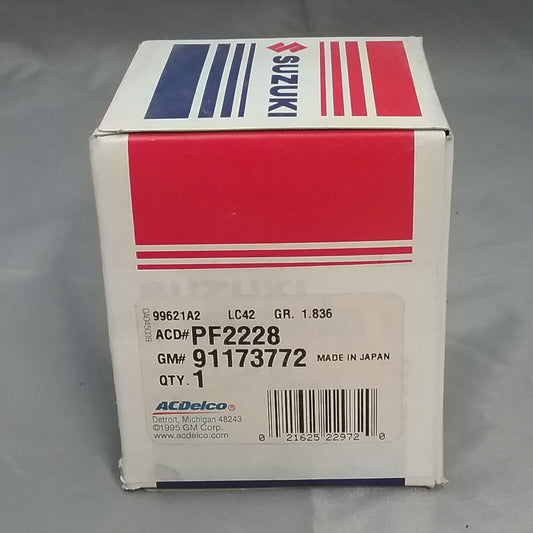 NEW ACDelco PF2228 Duraguard Oil Filter GM 91173772, Suzuki 16510-61A01