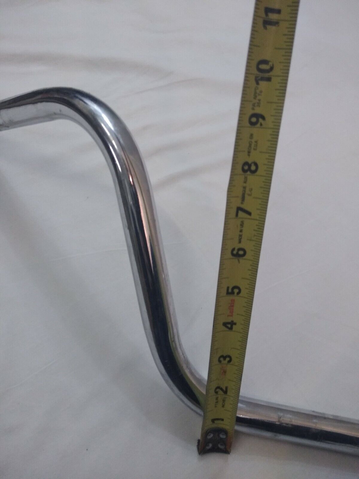 Chrome Motorcycle Handlebars 7/8" Width / 9" Handle Length / Full Length 38"