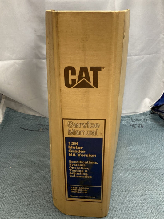 GENUINE CAT/CATERPILLAR SENR9150 SERVICE MANUAL 12H MOTOR GRADER NA VERSION