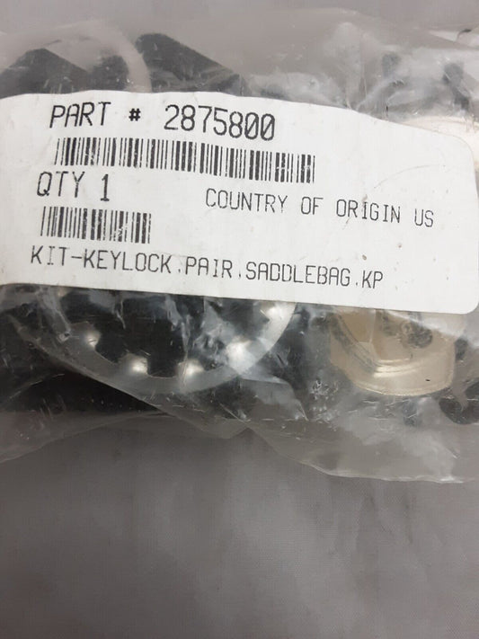 NEW GENUINE POLARIS 2875800 KIT-KEYLOCK,PAIR,SADDLEBAG,KP