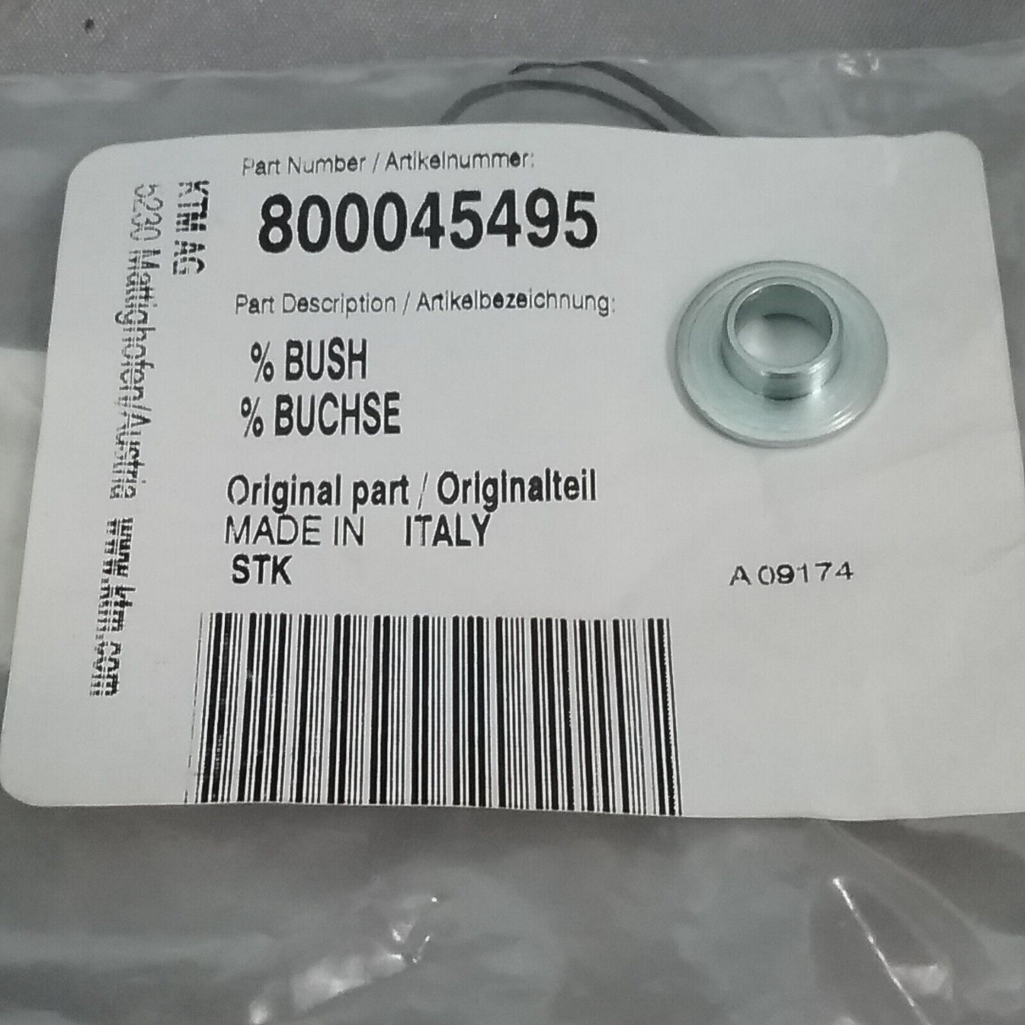 NEW KTM/HUSQVARNA 800045495 BUSHING