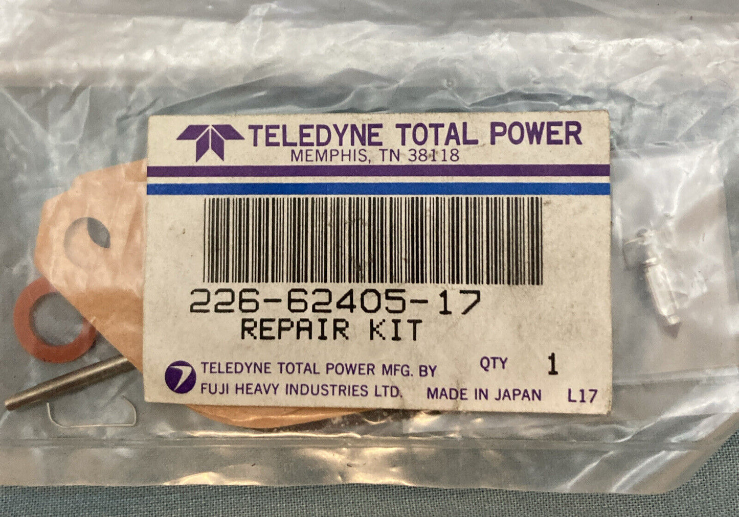 NEW GENUINE TELEDYNE TOTAL POWER 226-62405-17 CARBURETOR REPAIR KIT