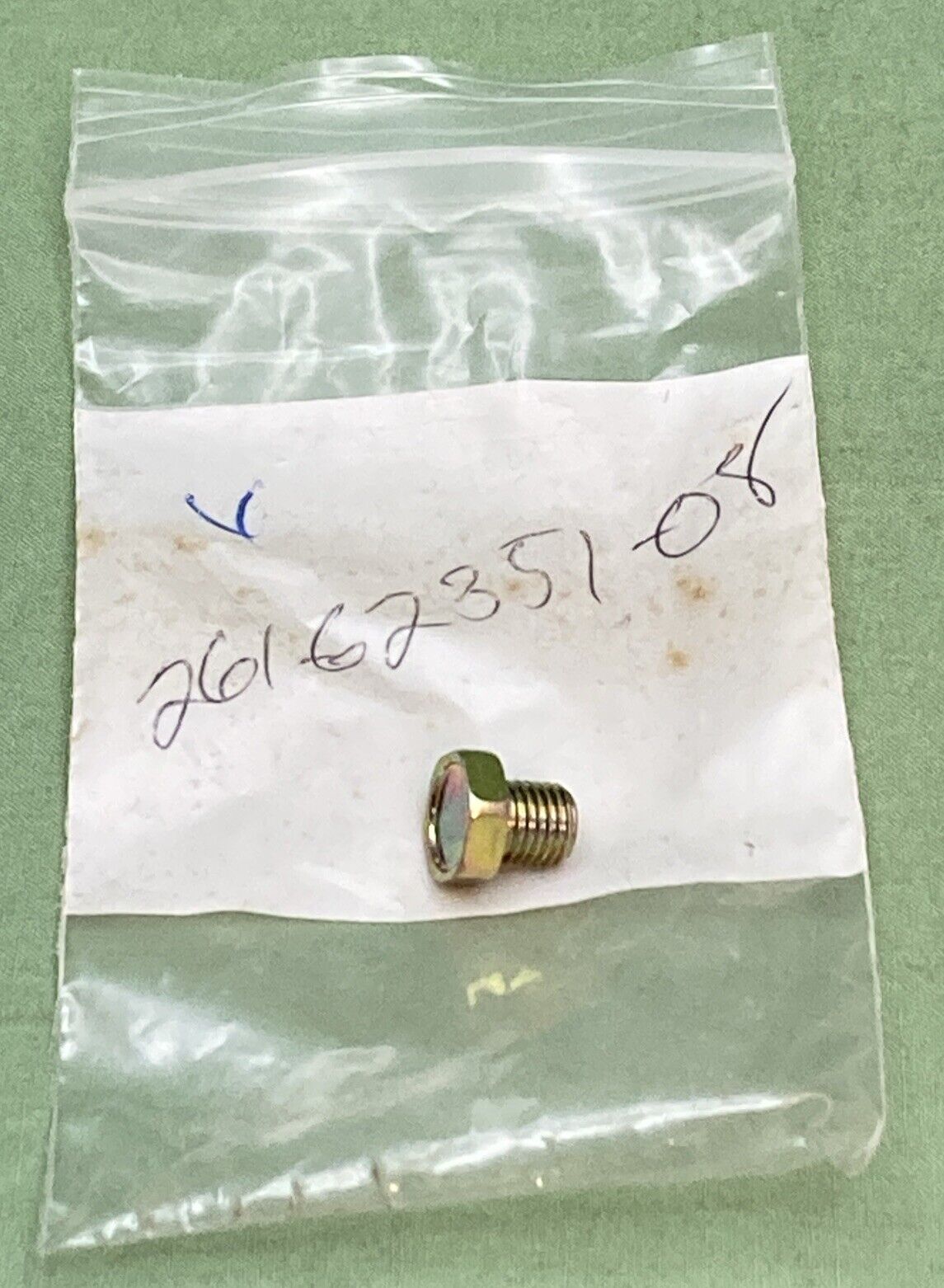 NEW REPLACES SUBARU ROBIN 261-62351-08 CHAMBER PLUG