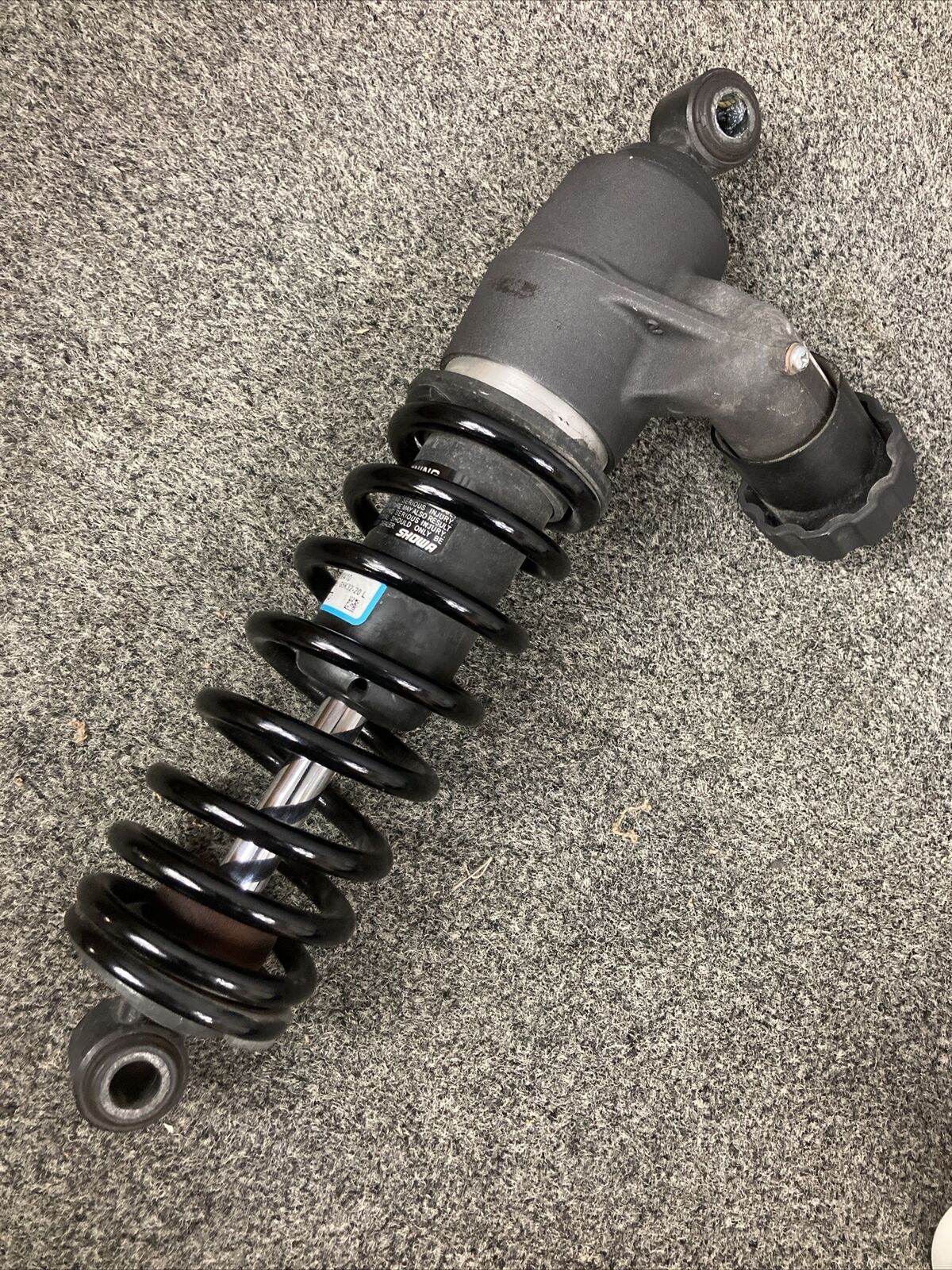 GENUINE HARLEY DAVIDSON 54000095 REAR SHOCK,LH,EMULSION,W/DIAL A