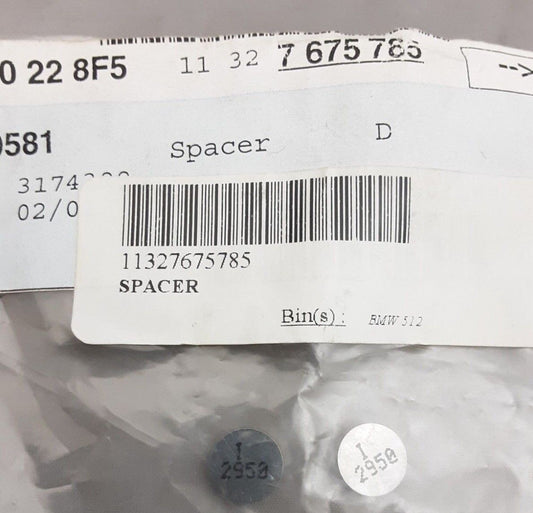 NEW GENUINE BMW 11327675785 SPACER-2,95MM F650GS Dakar 05-07 F650CS 05 2003-2012