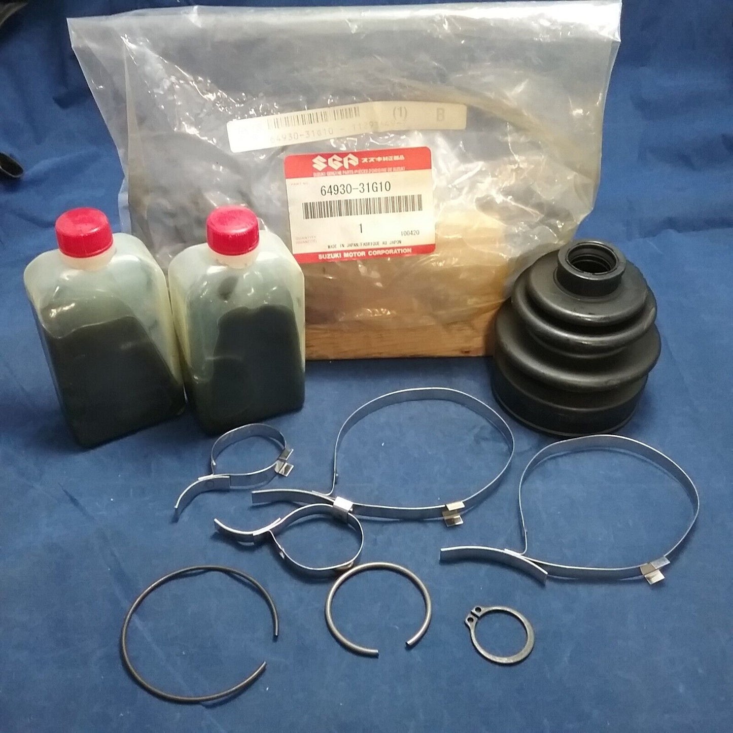 NEW GENUINE SUZUKI 64930-31G10 BOOT SET, OUTER REAR DRIVE SHAFT LT-A700