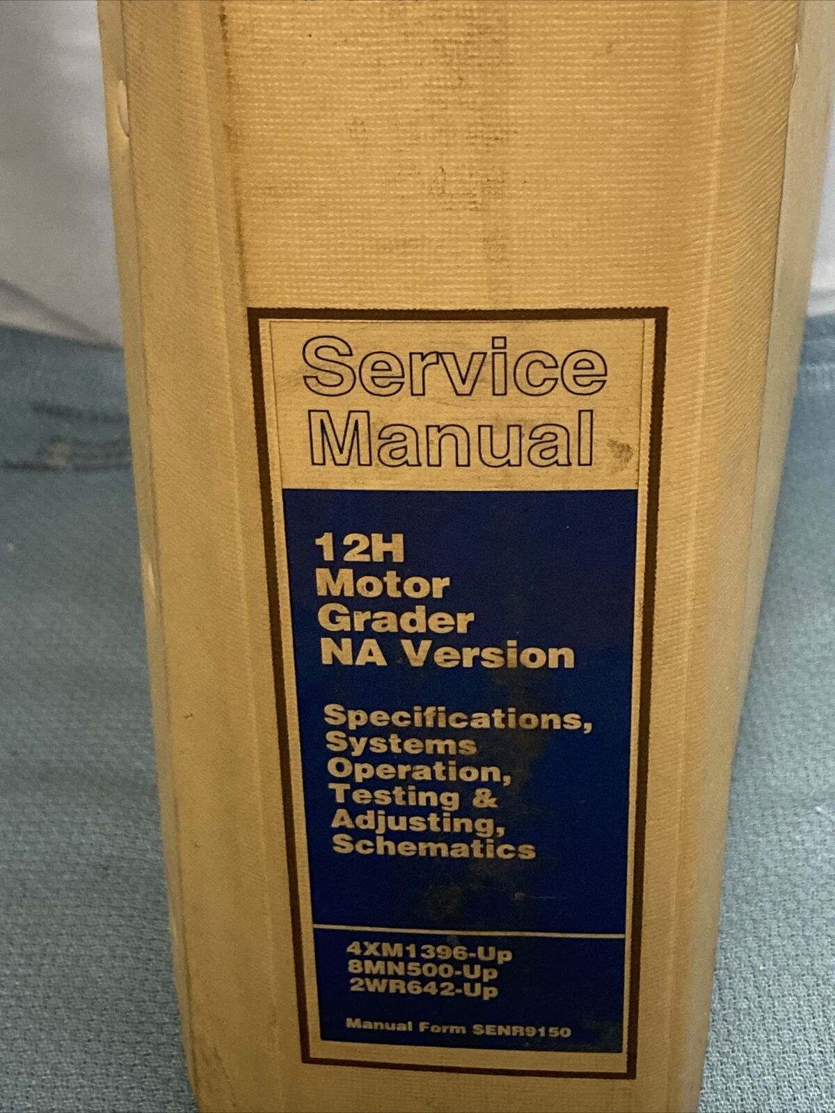 GENUINE CAT/CATERPILLAR SENR9150 SERVICE MANUAL 12H MOTOR GRADER NA VERSION