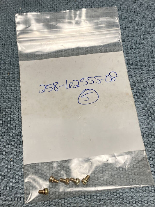 QTY 5 NEW ROBIN SUBARU 258-62555-08 SCREW, VALVE SET