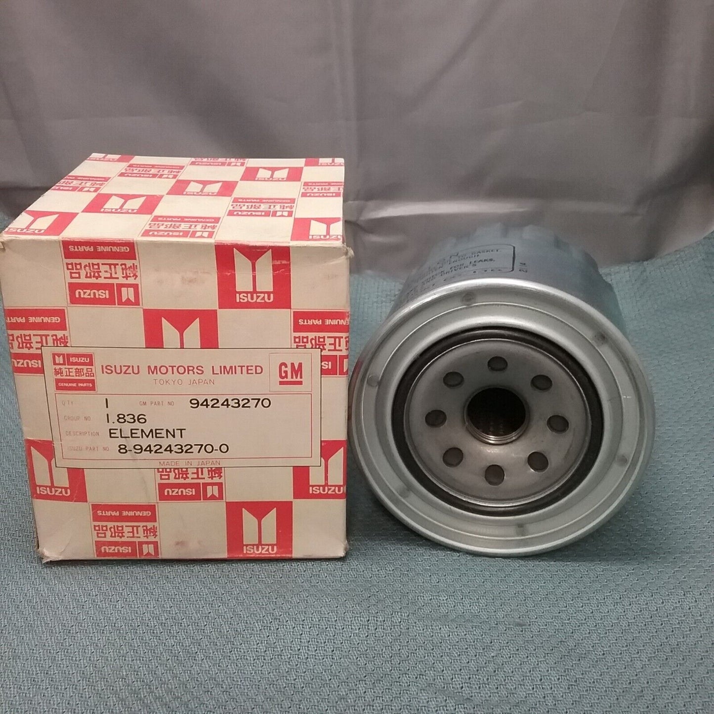 NEW ISUZU 8-94243270-0 OIL FILTER GM 94243270