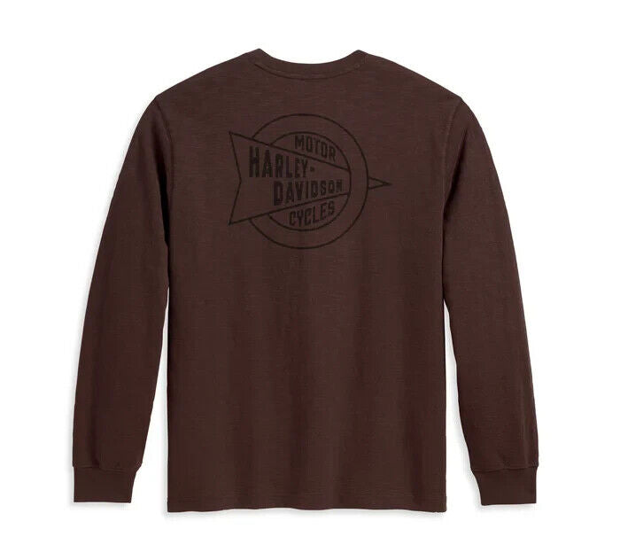 NEW GENUINE HARLEY DAVIDSON 96082-23VM MEN'S 3XL TEE KNIT BROWN