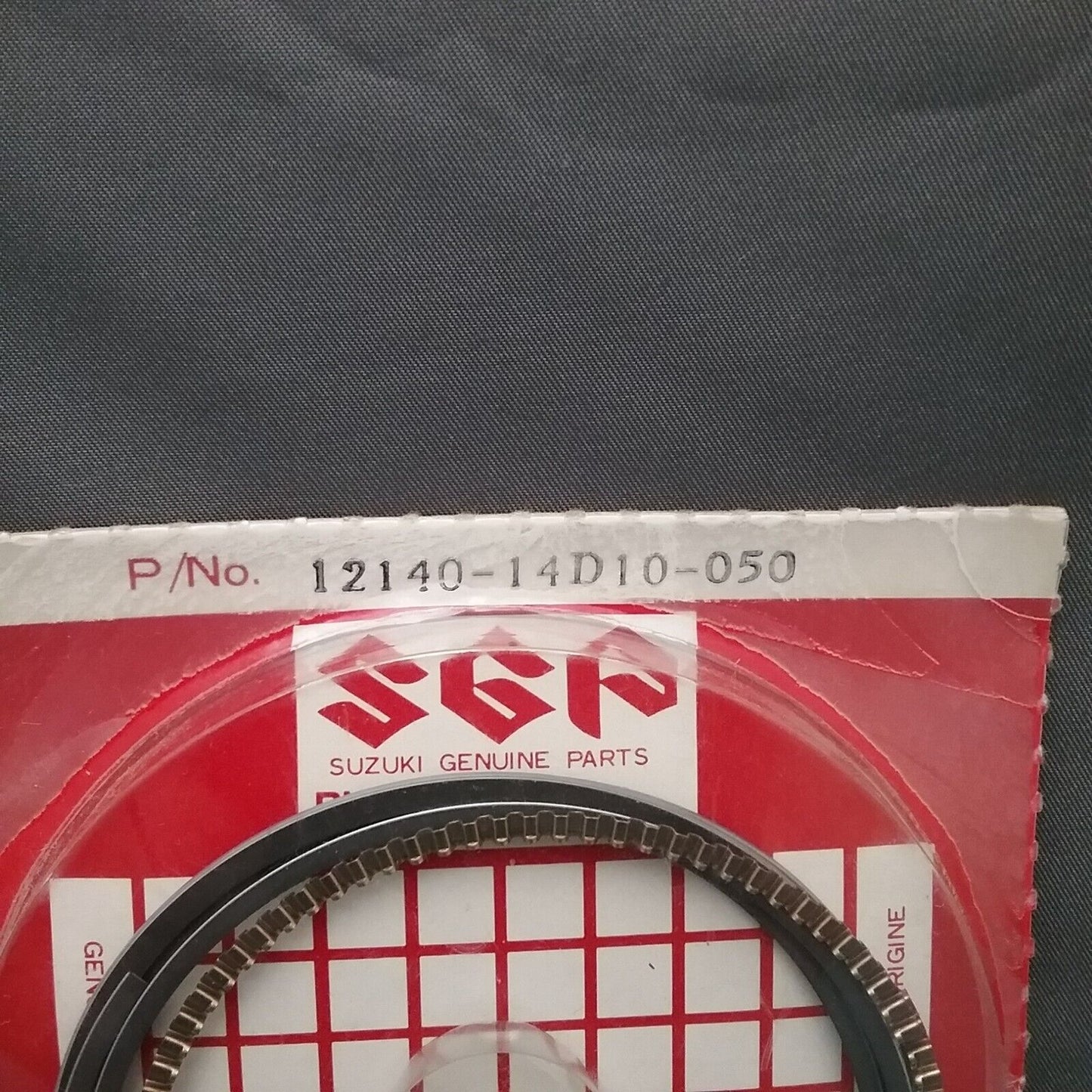 NEW GENUINE SUZUKI 12140-14D10-050, RING SET (OS:0.5), 1997-1999