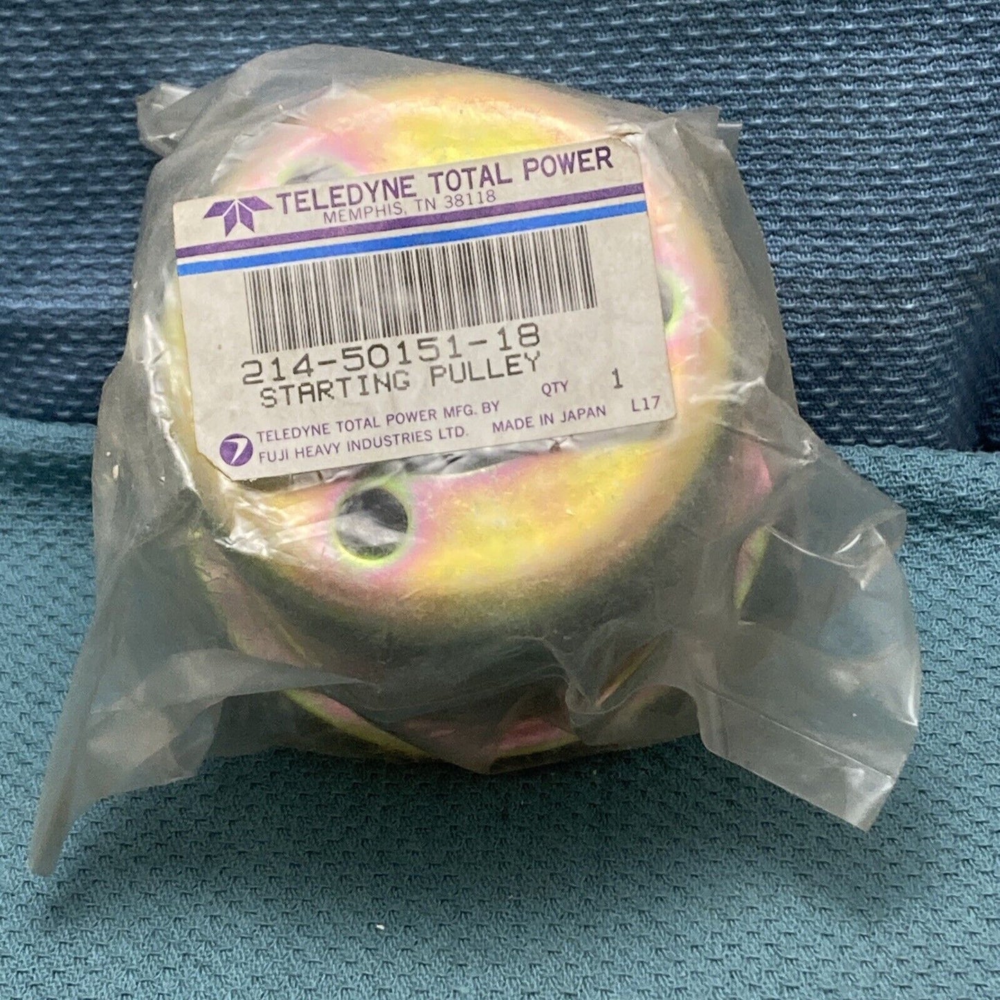 NEW GENUINE TELEDYNE TOTAL POWER 214-50151-18 STARTING PULLEY