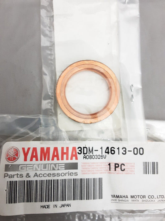 NEW GENUINE YAMAHA 3DM-14613-00 GASKET, EXHAUST PIPE Badger YFM80 RIVA XC125