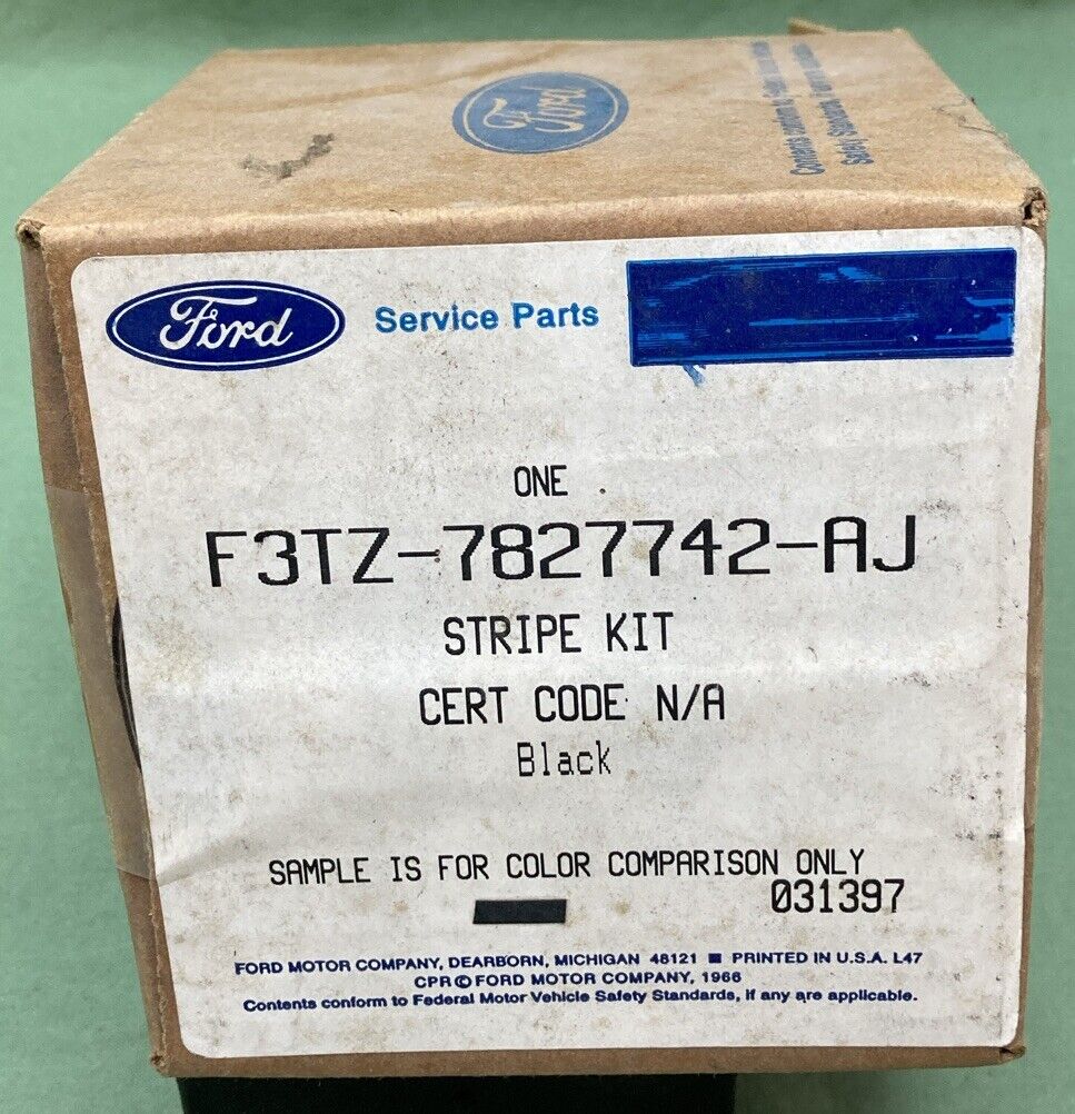 NEW GENUINE FORD F3TZ-7827742-AJ STRIPE KIT BLACK '95-'01 EXPLORER TYPE 1 RH