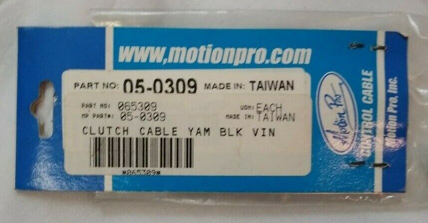 NEW Motion Pro Hi Performance Clutch Cable / 05-0309 / 065309