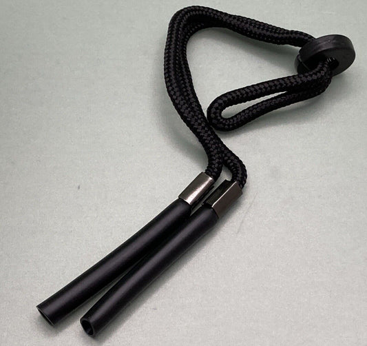 QTY 3 NEW BLACK NYLON GLASSES LEASH CORD UNIVERSAL