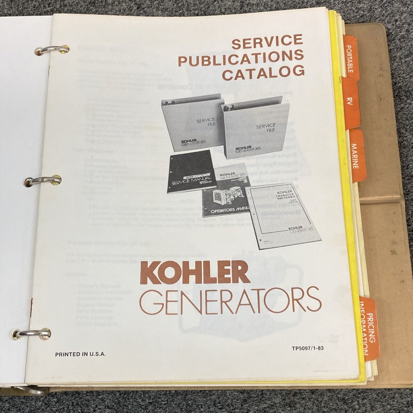 GENUINE KOHLER GENERATORS INSTALLATION MANUALS & ADDITIONAL INFORMATION